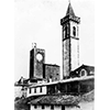 The church of Santa Croce in the early 20th century prior to its rebuilding.