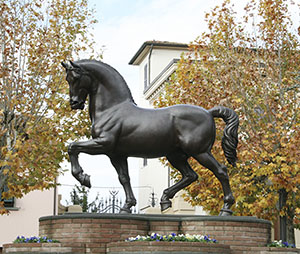 Monumento equestre in Piazza della Libert.