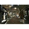 The underground Gallery of the Museo Ideale Leonardo Da Vinci.