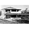 The house at Arniano that encapsulates the remains of the church of San Lorenzo, 1973.