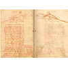 Madrid Ms. II, 32v-33r. - Calculations and costs of work on the fortress and the hills of Piombino, c. 1504.
