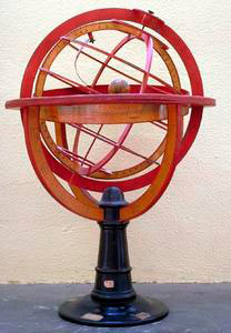 Armillary sphere, Liceo "Machiavelli - Capponi", Florence.