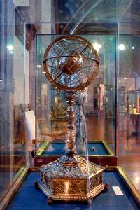 Mechanical armillary sphere, 16th century, Museo Nazionale del Bargello, Florence.