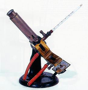Abbe butter refractometer, used to assess the refraction index of oils and fats, Industrial and Technical Institute - Vocational Institute for Industry and Crafts "Leonardo da Vinci", Florence.