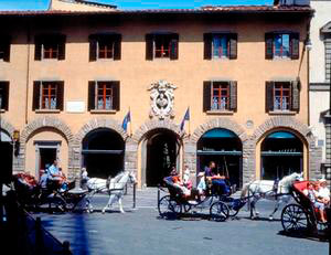 Facade of the Museo dell'Opera di Santa Maria del Fiore of Florence.