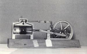 Model of steam-driven machine, "Carlo Lorenzini" Institute, Pescia.