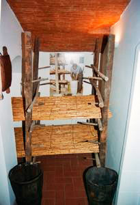Frame for producing "vin santo", Museum of Grapes and Wine, Carmignano.