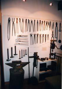 Room 1: smiths' tools, Museum of Rural Life "Emilio Ferrari", San Donato in Poggio, Tavarnelle Val di Pesa.