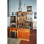Display case with instruments for Physics,  I.T.C. "Filippo Pacini", Pistoia.