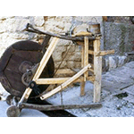 Grinding wheel for blades, Museum of Rural Life of Montecastelli Pisano, Castelnuovo di Val di Cecina.