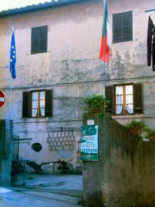 Entrance to the Permanent Exhibition of Rural Life, Montefoscoli, Palaia.