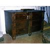 Chestnut wood chest for conserving sweet flower, Museum of Work and Folk Traditions of Historical Versilia, Seravezza.