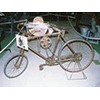Bicicletta da arrotino di fabbricazione artigianale, Museo della Civilt del Lavoro, Venturina, Campiglia Marittima.