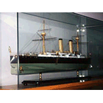 Modellino relativo alle navi "Etruria" e "Umbria", Accademia Navale, Livorno.