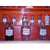 Vasi e bottiglie in cristallo molato, Farmacia San Jacopo, Livorno.