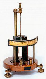 Suspension galvanometer, Officine Galileo, c. 1940, Industrial and Technical Institute - Vocational Institute for Industry and Crafts "Leonardo da Vinci", Florence.