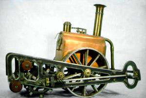 Modello di macchina a vapore di Ronner con testata falciante rotativa, seconda met sec. XIX, Dipartimento di Agronomia e Gestione dell'Agroecosistema dell'Universit degli Studi di Pisa.