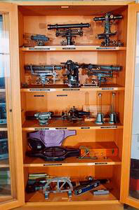 Overall view of the collection, State Institute for Land Surveyors "E.Santoni", Pisa.