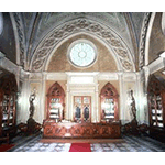 Sales room (mid XIX cent.) of the Perfume and Pharmaceutical Works of Santa Maria Novella, Florence.