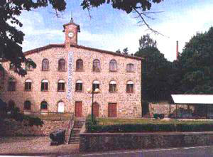 La Torre dell'Orologio, sede del Museo del Parco Museo Minerario, Abbadia San Salvatore.