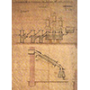 Tavola che illustra un apparecchio per la distillazione del mercurio nel vuoto parziale, sec. XIX, Museo del Parco Museo Minerario, Abbadia San Salvatore.