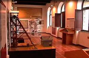 Partial view of the exhibition hall, Museum of Mining Art and History, Massa Marittima.