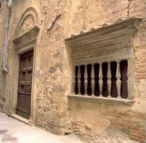 Seat of the Museum of the Confraternity of Misericorida, Anghiari.