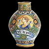 Vaso globulare, met sec. XVI, Aboca Museum, Sansepolcro.