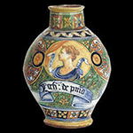 Globular vase, middle of the 16th century, Aboca Museum, Sansepolcro.