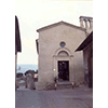 Esterno della Chiesa di San Francesco, sede del Museo Ornitologico, San Gimignano.