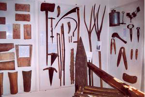 Various tools, Santa Caterina Ethnographic Museum, Roccalbegna.