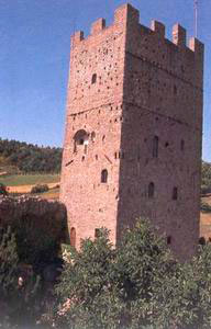 La Torre del Castello di Porciano, sede del Museo, Stia.