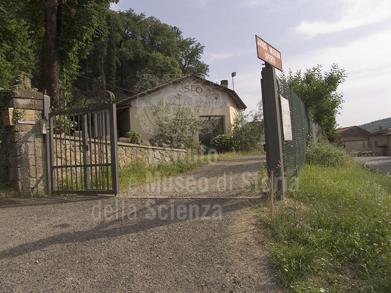 Entrance to the Museo della Casa Contadina, Castelnuovo di Subbiano.