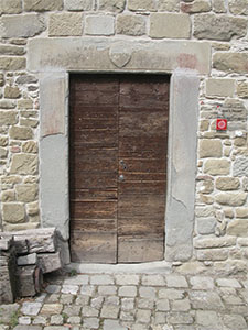 Ingresso del Museo della Civilt Castellana, Castel San Niccol.
