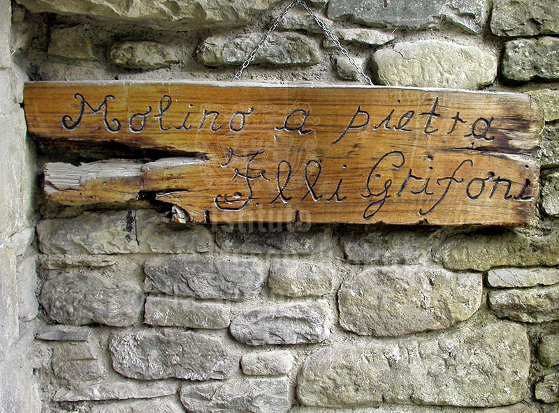 Sign of the Grifoni Mill, Castel San Niccol.