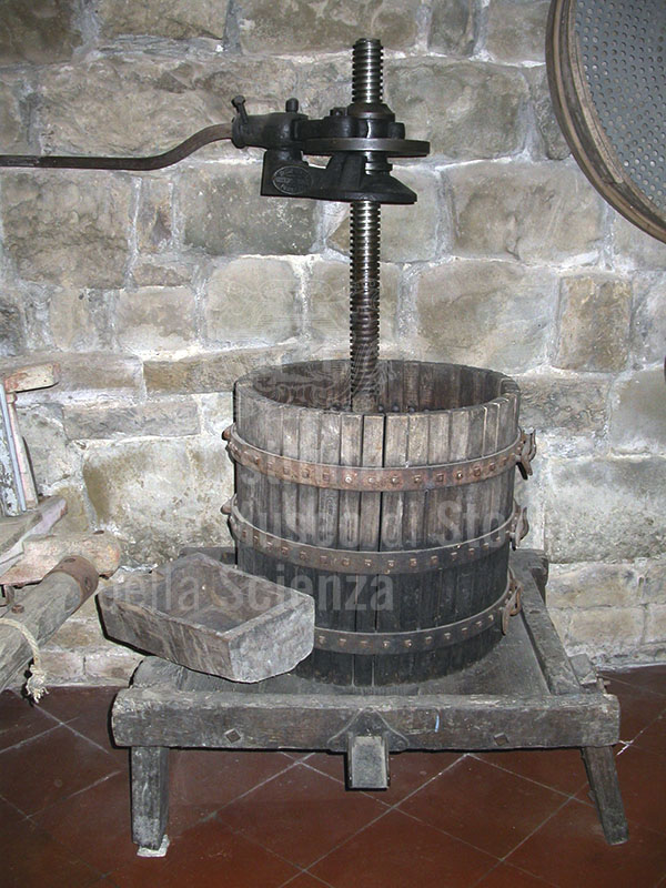 Vat for crushing olives, Castle of Porciano Museum, Stia.