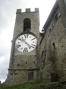 Tower and clock, Castel San Niccol.