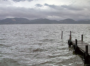 View of Lake Massaciuccoli from Torre del Lago, Viareggio.