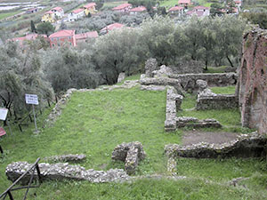 Remains of the baths, Roman Villa of Massaciuccoli, Massarosa.
