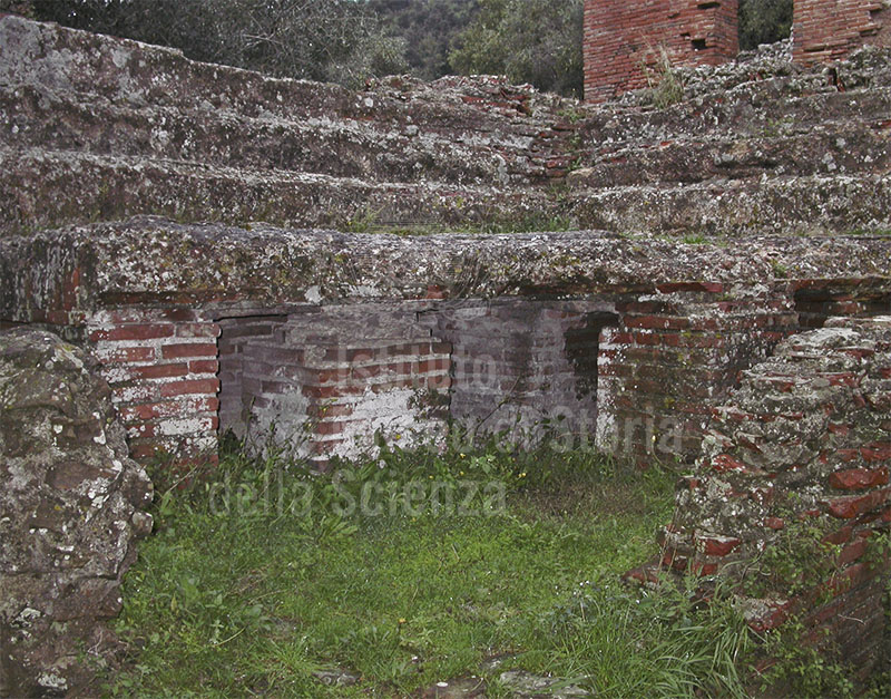 Sistema di suspensurae, Villa romana di Massaciuccoli, Massarosa.