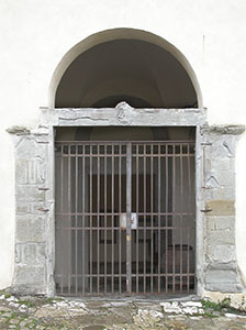 Portone d'ingresso dell'Antico Spedale del Bigallo, Bagno a Ripoli.