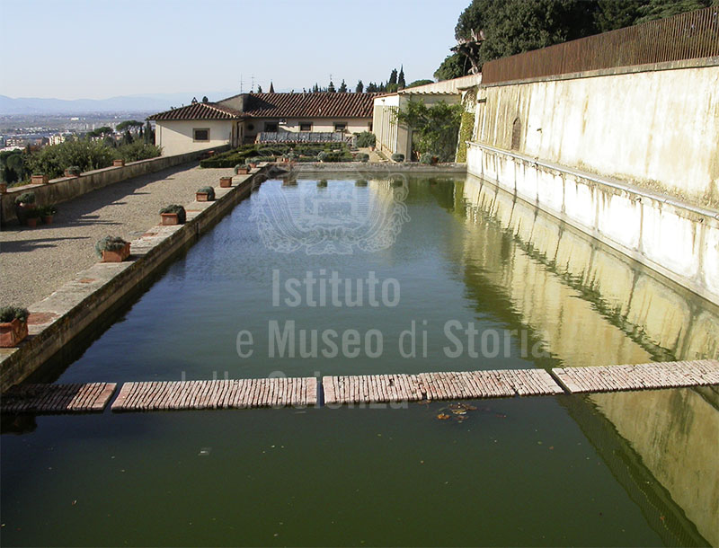 Fish-pond, Medici Villa "La Petraia", Florence.