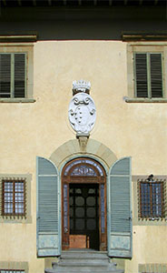 Main entrance of Villa "La Petraia", Florence.