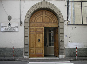 Entrance to the Casalanzio Institute, Empoli.
