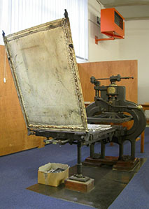 Nineteenth-century press, Educational Museum of Writing Culture, San Miniato.