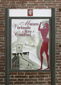 Panel in the Museo Virtuale "Oltre i confini", Grosseto
