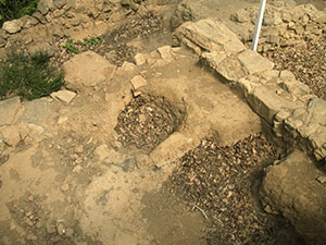 Remains of smelting furnaces probably dating from late Archaic times (6th-5th century B.C.), Roselle.