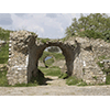 Arco di accesso all'arena dell'Anfiteatro romano di Roselle.