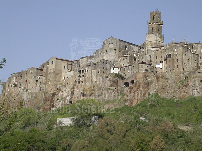 Panorama of Pitigliano.