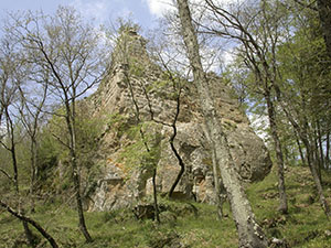 Ruins of the Castello di Vitozza.